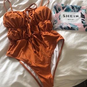 NEW SHEIN one piece front row swimsuit